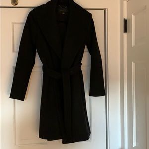 Ann Taylor Shawl Collar Wrap Coat
